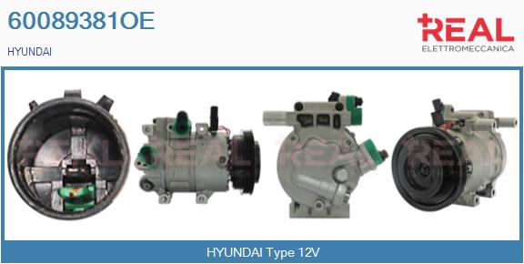 Compressor, air conditioning (60089381OE)