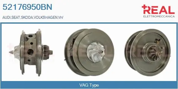 Core assembly, turbocharger (52176950BN)