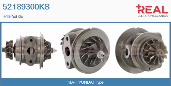 Core assembly, turbocharger (52189300KS)