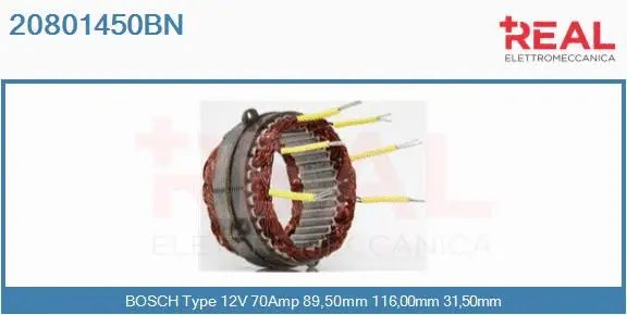 Stator, alternator (20801450BN)