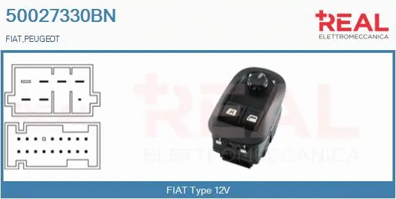 Switch, window regulator (50027330BN)