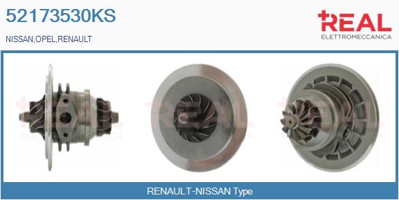 Core assembly, turbocharger (52173530KS)