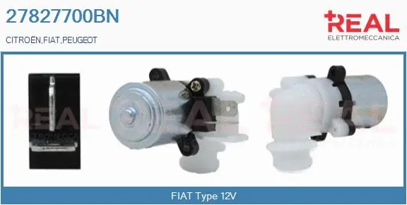 Washer Fluid Pump, window cleaning (27827700BN)