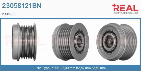 Belt Pulley, alternator (23058121BN)