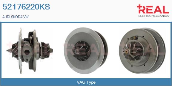 Core assembly, turbocharger (52176220KS)