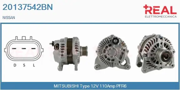 Alternator (20137542BN)