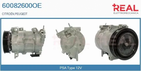 Compressor, air conditioning (60082600OE)
