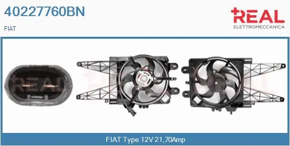 Electric Motor, radiator fan (40227760BN)