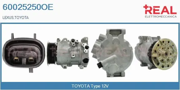 Compressor, air conditioning (60025250OE)