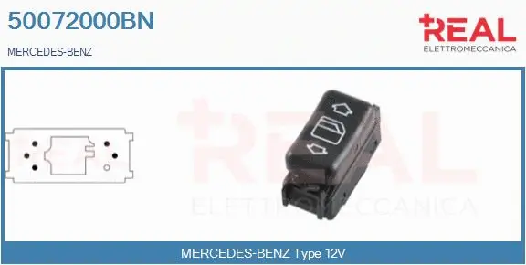 Switch, window regulator (50072000BN)