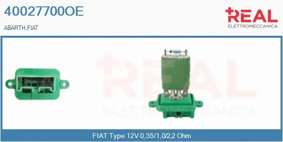 Resistor, interior blower (40027700OE)