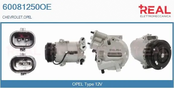 Compressor, air conditioning (60081250OE)