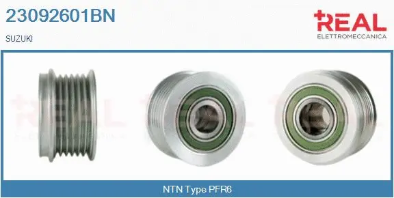 Belt Pulley, alternator (23092601BN)