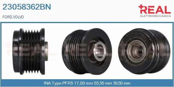Belt Pulley, alternator (23058362BN)