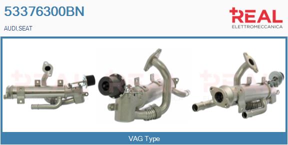 Cooler, exhaust gas recirculation (53376300BN)