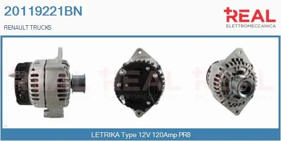 Alternator (20119221BN)