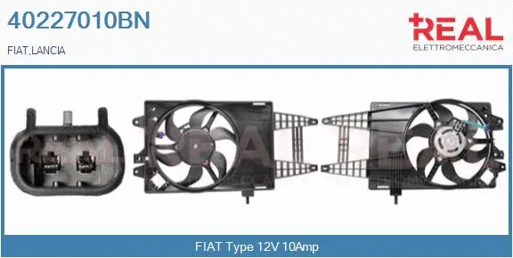 Electric Motor, radiator fan (40227010BN)