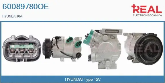 Compressor, air conditioning (60089780OE)