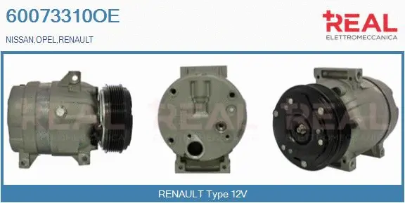 Compressor, air conditioning (60073310OE)