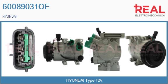 Compressor, air conditioning (60089031OE)