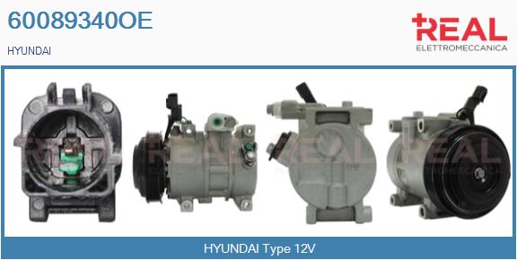 Compressor, air conditioning (60089340OE)