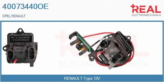 Resistor, interior blower (40073440OE)