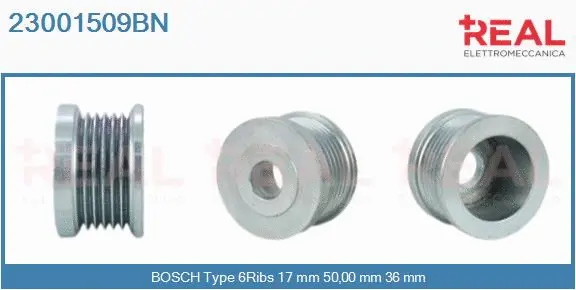 Belt Pulley, alternator (23001509BN)