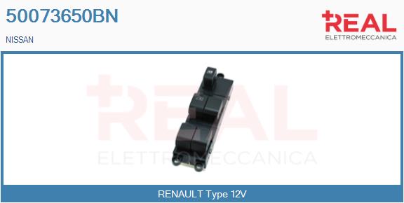 Switch, window regulator (50073650BN)