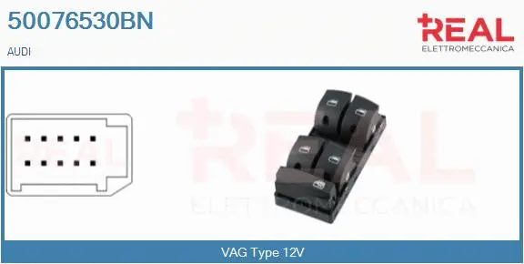 Switch, window regulator (50076530BN)