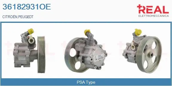 Hydraulic Pump, steering (36182931OE)