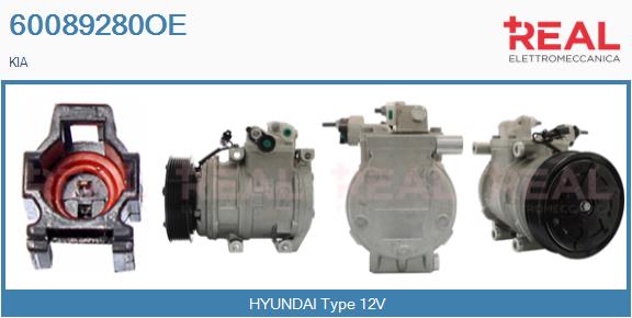 Compressor, air conditioning (60089280OE)