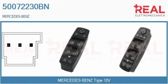 Switch, window regulator (50072230BN)