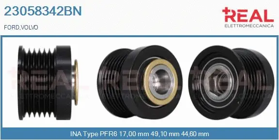 Belt Pulley, alternator (23058342BN)