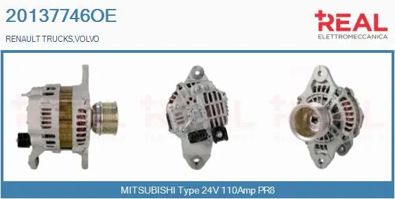 Alternator (20137746OE)