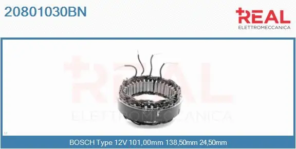 Stator, alternator (20801030BN)