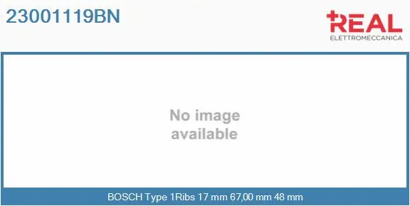 Belt Pulley, alternator (23001119BN)