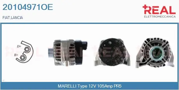 Alternator (20104971OE)