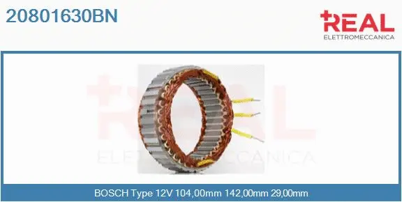 Stator, alternator (20801630BN)