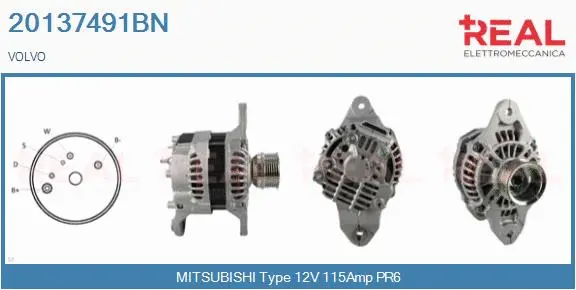 Alternator (20137491BN)