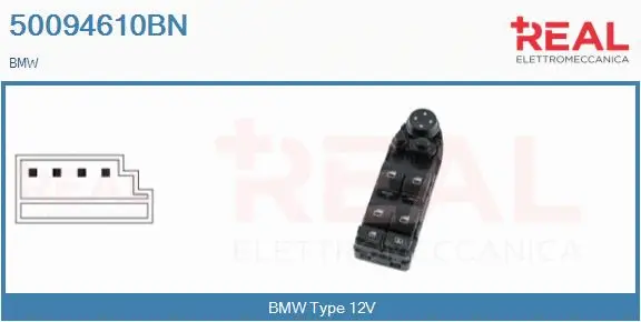 Switch, window regulator (50094610BN)