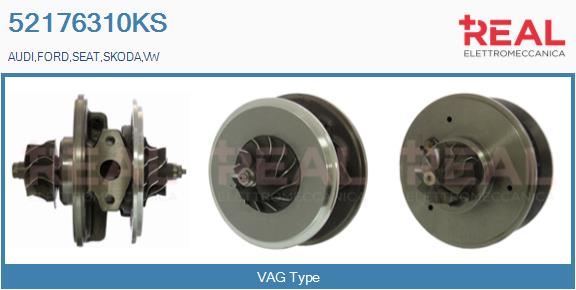 Core assembly, turbocharger (52176310KS)