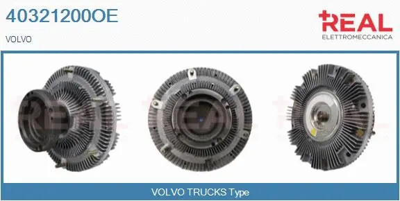 Clutch, radiator fan (40321200OE)