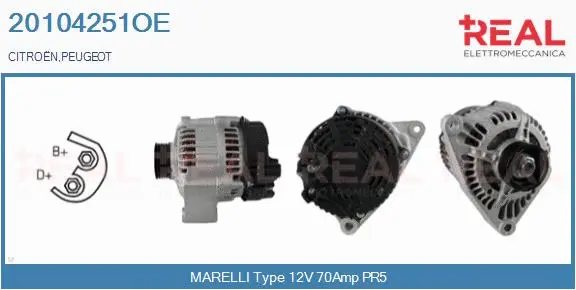 Alternator (20104251OE)