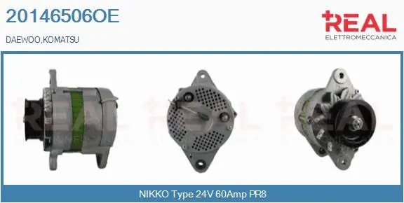 Alternator (20146506OE)