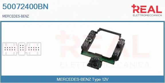 Switch, window regulator (50072400BN)