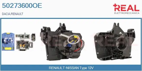 Clockspring, airbag (50273600OE)