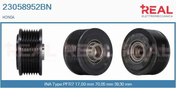 Belt Pulley, alternator (23058952BN)