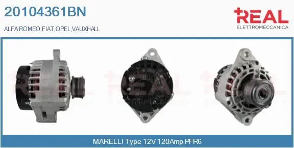 Alternator (20104361BN)