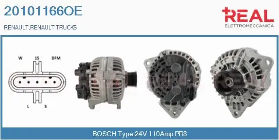 Alternator (20101166OE)