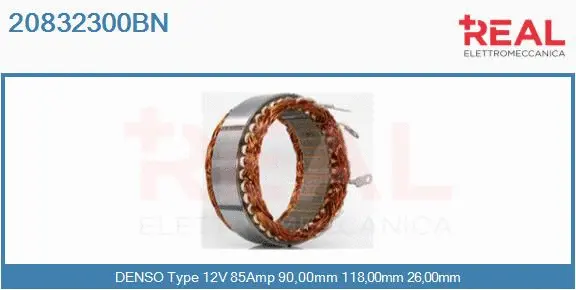 Stator, alternator (20832300BN)